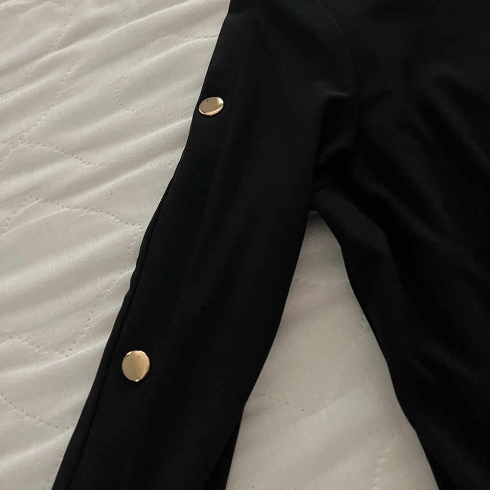 Joseph Ribkoff Black Ruched Dress - Picture 3 of 4